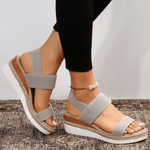 Emilia Crisscross Strap Platform Sandals
