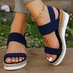 Emilia Crisscross Strap Platform Sandals