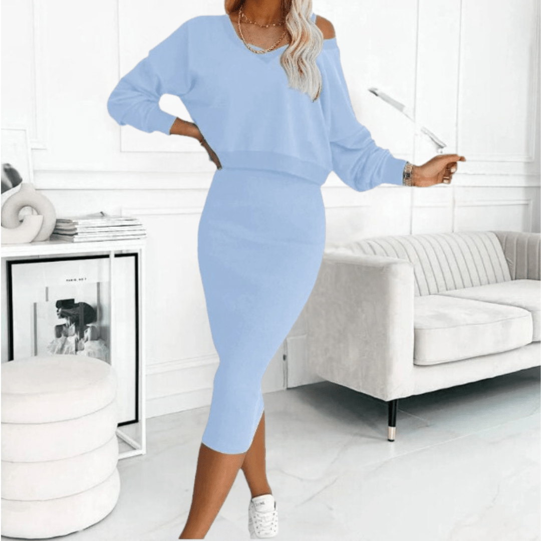 Barbara Sweater and Midi Dress Set