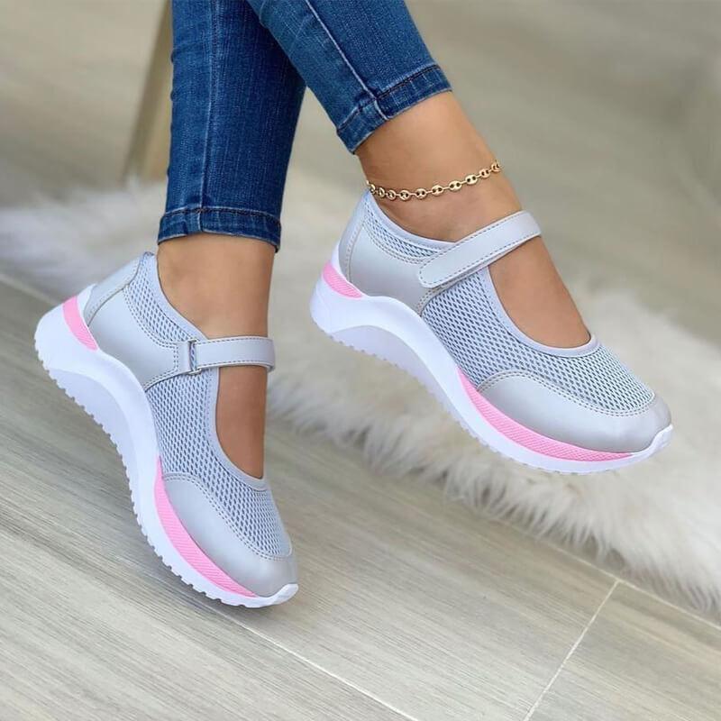 Leonie Mesh Hook-and-Loop Sneakers