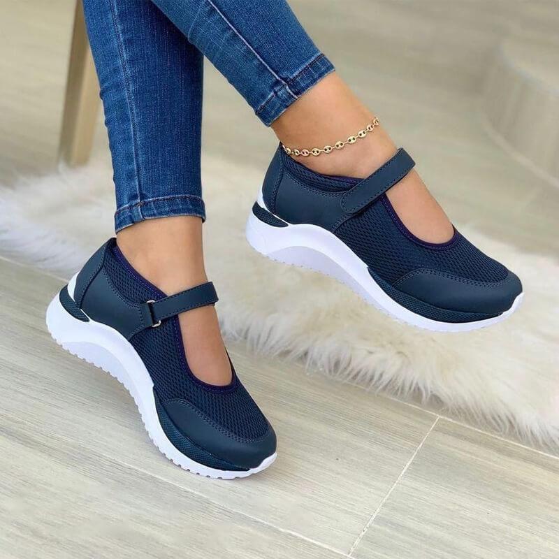 Leonie Mesh Hook-and-Loop Sneakers