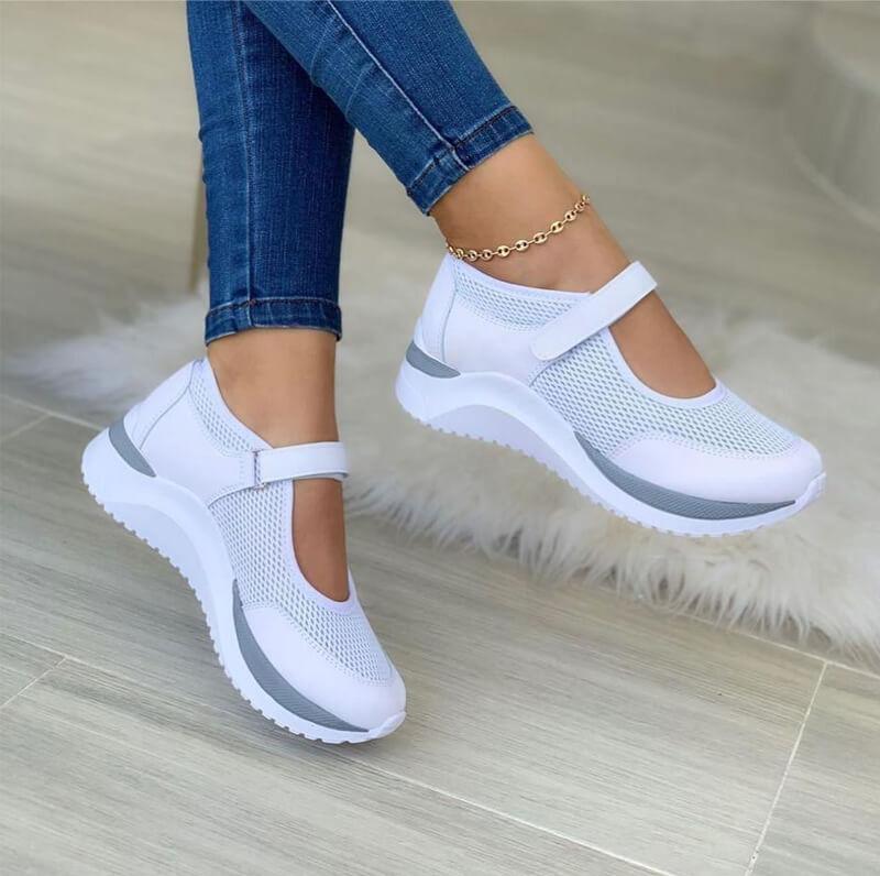 Leonie Mesh Hook-and-Loop Sneakers