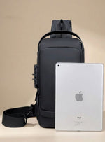 Thomas Water-Resistant Sling Bag with USB Charging Port