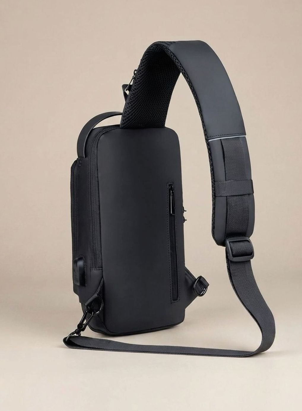 Thomas Water-Resistant Sling Bag with USB Charging Port