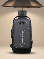 Thomas Water-Resistant Sling Bag with USB Charging Port