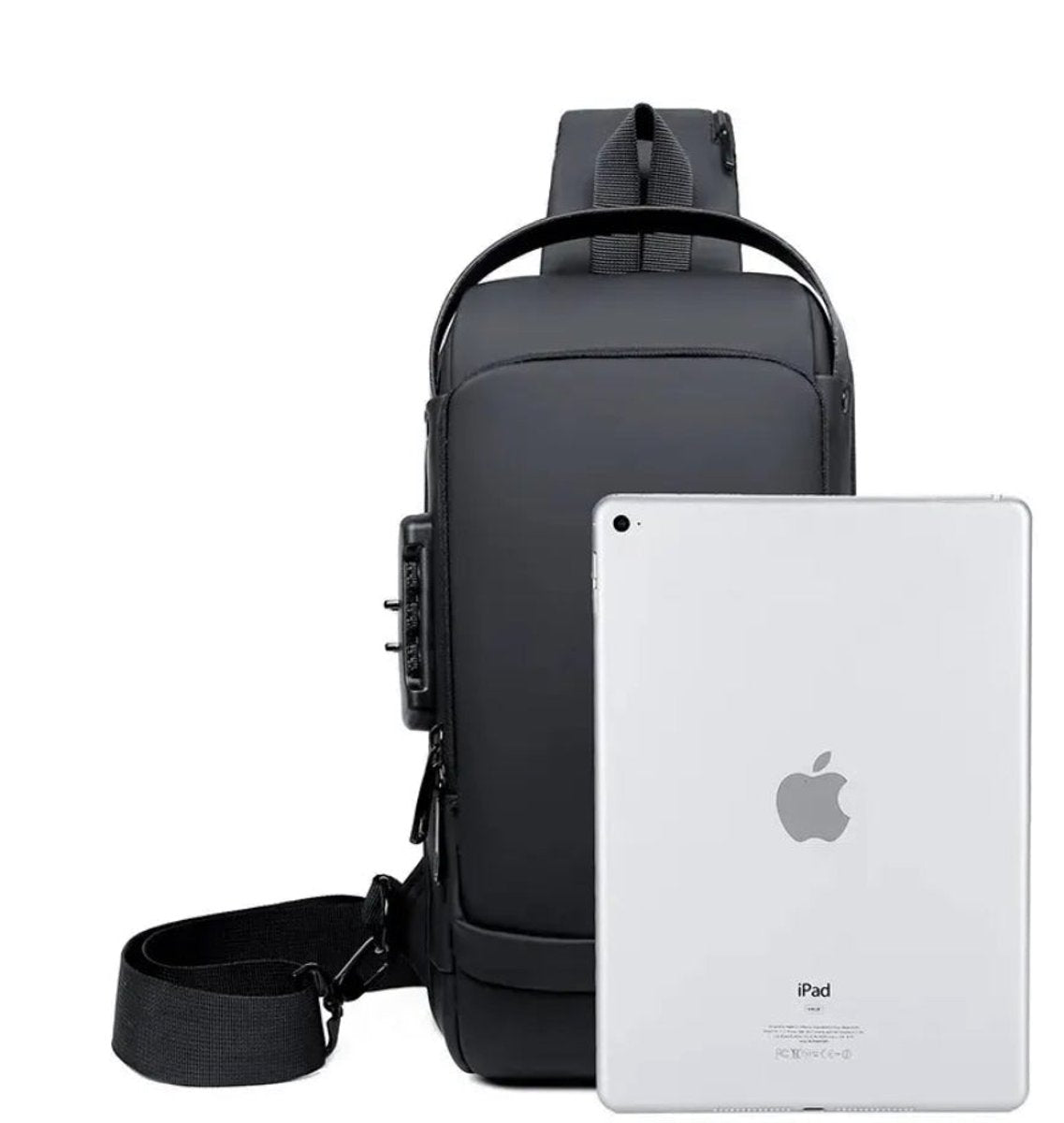 Leon Multifunctional Water-Resistant Crossbody Bag with USB Port