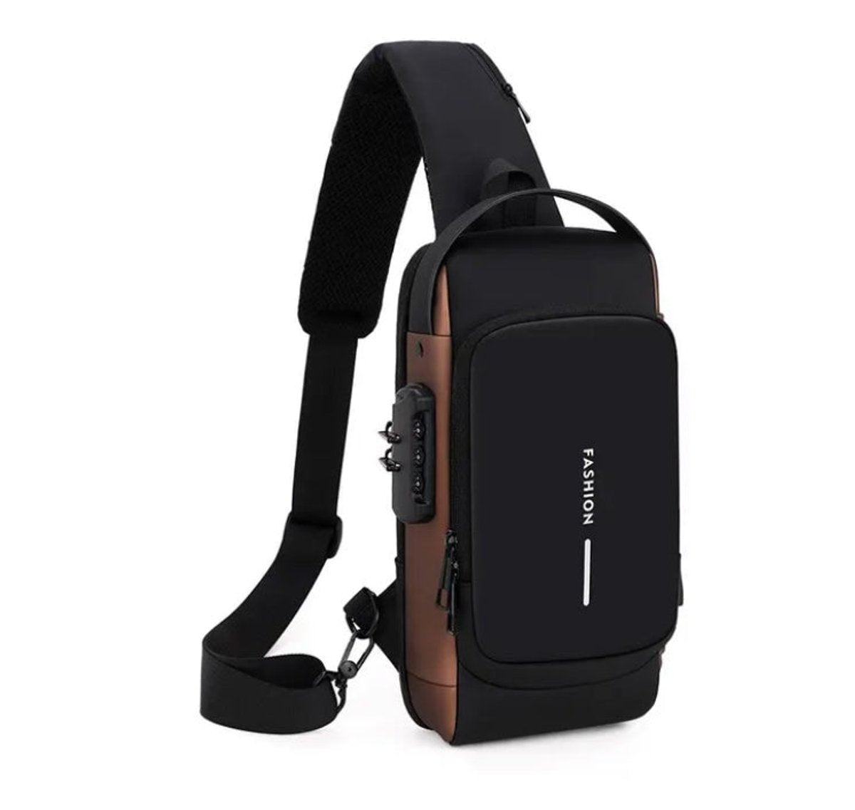 Leon Multifunctional Water-Resistant Crossbody Bag with USB Port