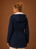 Women's Parka Jacket - Hooded Fleece-Lined Long Winter Coat | Areleon