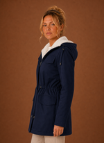 Women's Parka Jacket - Hooded Fleece-Lined Long Winter Coat | Areleon