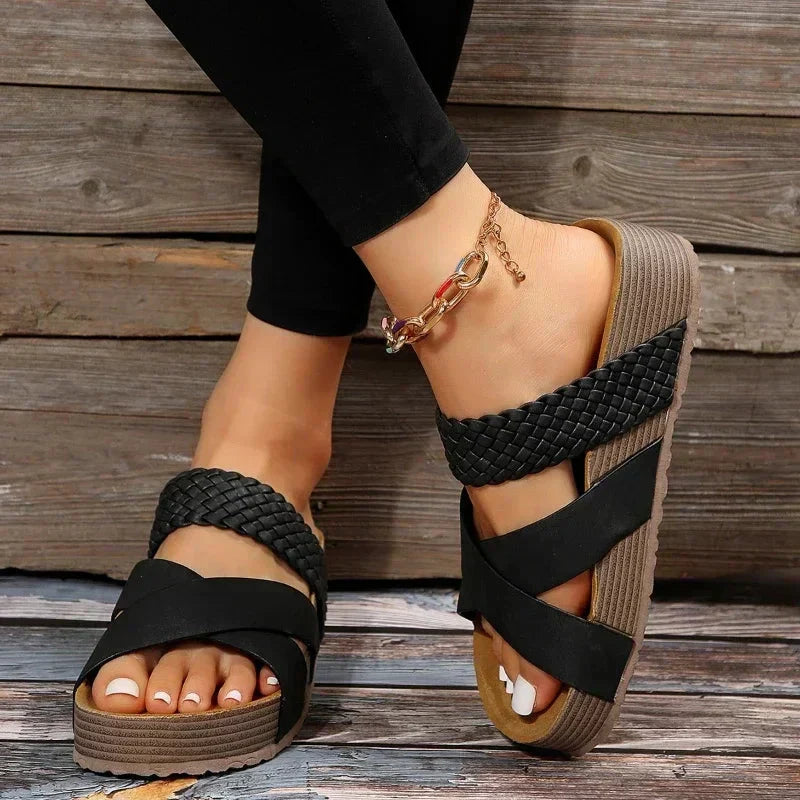 Daniela Platform Slide Sandals