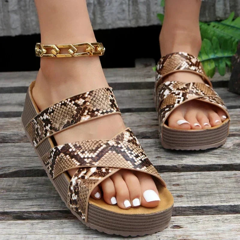 Daniela Platform Slide Sandals