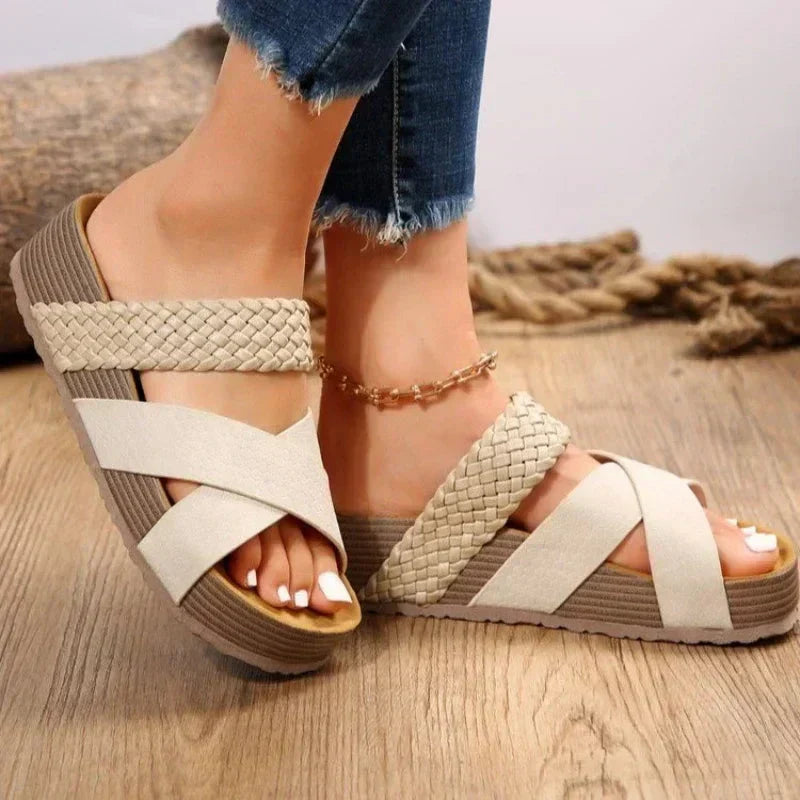 Daniela Platform Slide Sandals