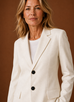 Women's Blazer - Tailored Longline Office Jacket | Areleon