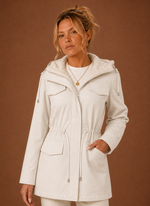 Women's Parka Jacket - Hooded Fleece-Lined Long Winter Coat | Areleon