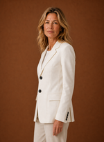 Women's Blazer - Tailored Longline Office Jacket | Areleon