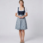 Elfriede Ruffle Blouse Apron Dirndl Dress