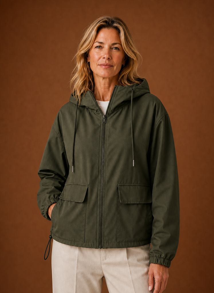 Women’s Lightweight Hooded Windbreaker Jacket | Areleon