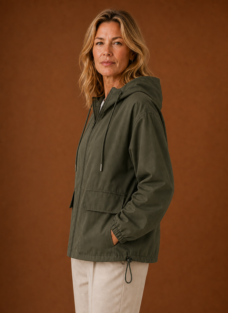 Women’s Lightweight Hooded Windbreaker Jacket | Areleon