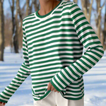 Felicia Casual Striped Long-Sleeve Shirt