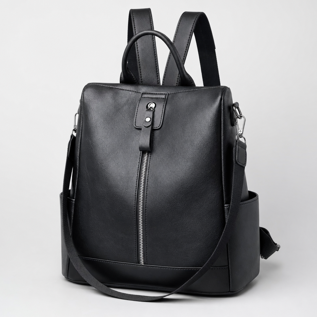 Perrott Convertible Backpack in black