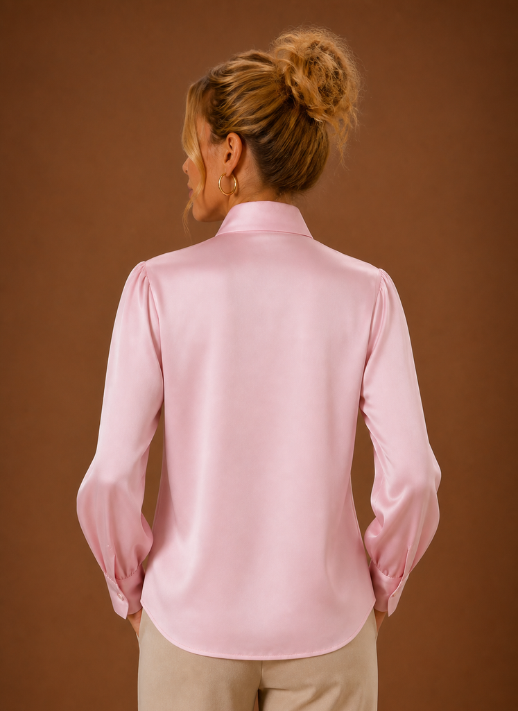 Women’s Satin look  Bow Blouse | Areleon
