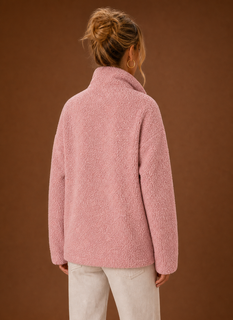 Women's Sherpa Zip-Up Jacket | Areleon