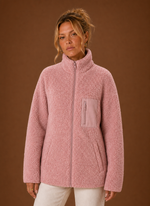 Women's Sherpa Zip-Up Jacket | Areleon
