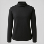 Pinner Half Neck Thermal Top in black