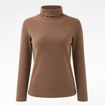Pinner Half Neck Thermal Top in brown