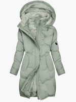 Emma Long Faux Fur Hooded Winter Coat