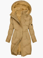 Emma Long Faux Fur Hooded Winter Coat