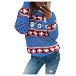 Emilia Santa Snowflake Christmas Sweater