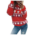 Emilia Santa Snowflake Christmas Sweater