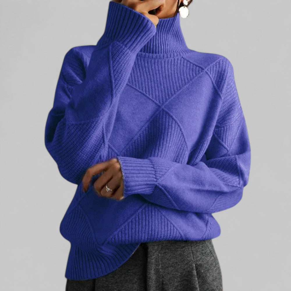 Susanne Relaxed Fit Turtleneck Sweater