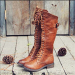 Lena Tall Lace-Up Riding Boots