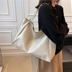 Annika Retro Faux Leather Tote Bag
