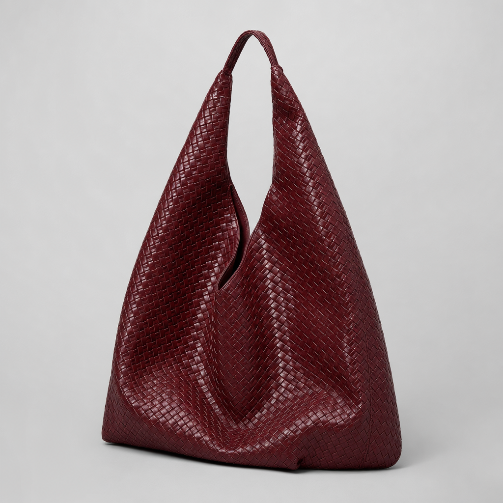 Rushmere Slouch Hobo in dark red