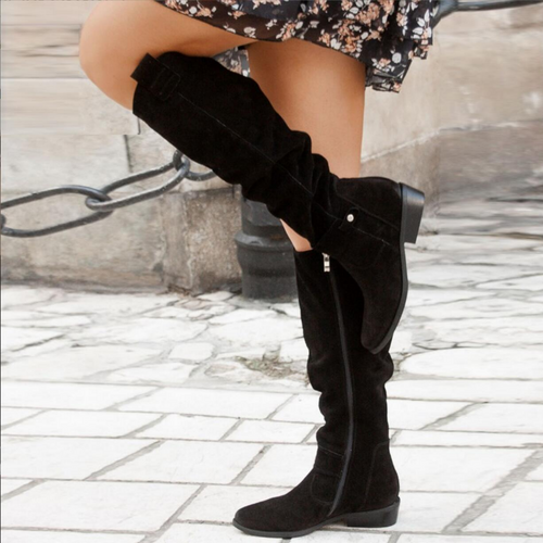 Lara Knee-High Flat Boots