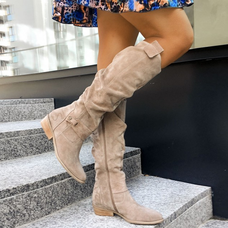 Lara Knee-High Flat Boots