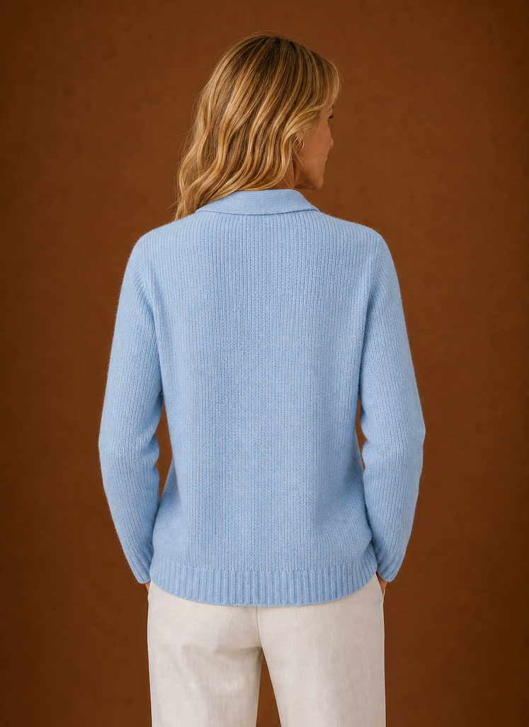 Women's Knit Cardigan - Button-Front Sweater | Areleon