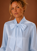 Women’s Satin look  Bow Blouse | Areleon