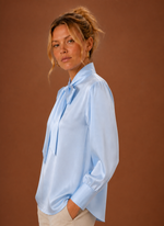 Women’s Satin look  Bow Blouse | Areleon