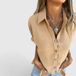 Helene Relaxed Short-Sleeve Blouse