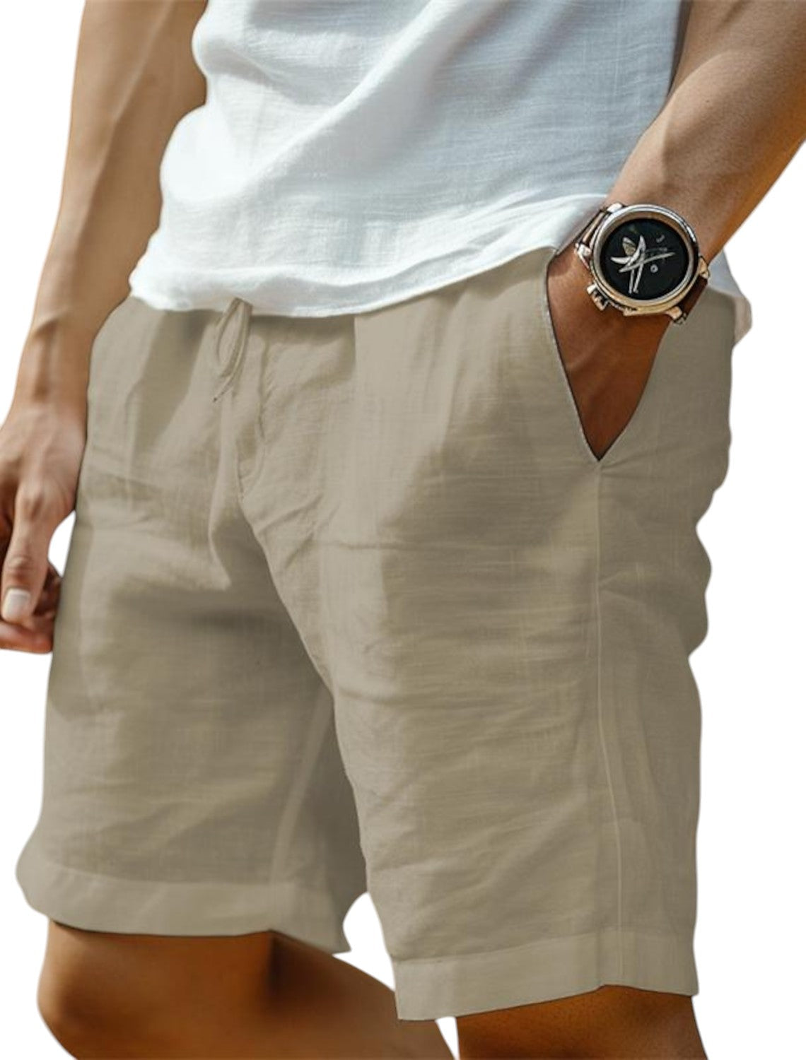 Malte Relaxed Fit Drawstring Shorts