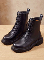 Elfriede Lined Lace-Up Ankle Boots