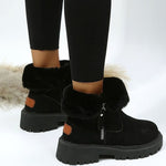 Emilia Lined Faux Suede Winter Boots