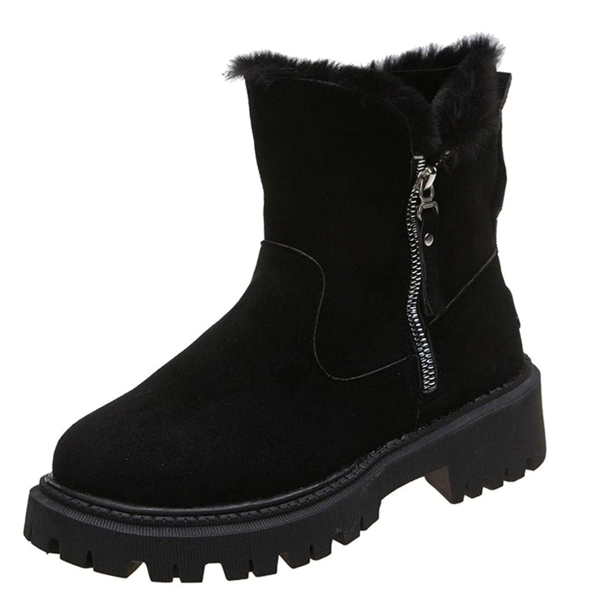 Emilia Lined Faux Suede Winter Boots