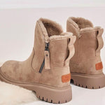 Emilia Lined Faux Suede Winter Boots