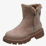 Emilia Lined Faux Suede Winter Boots