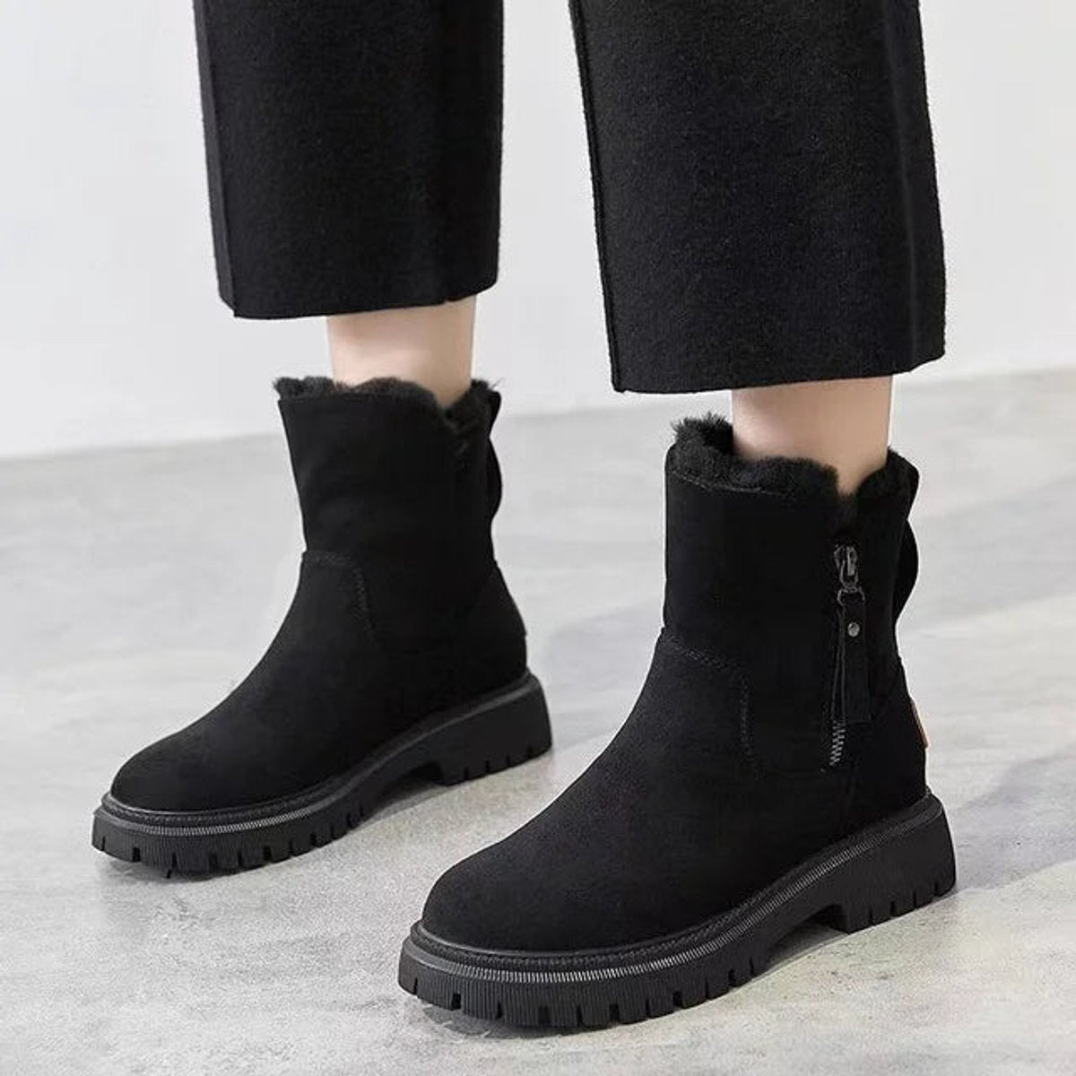 Marlene Fleece-Lined Platform Winter Boots